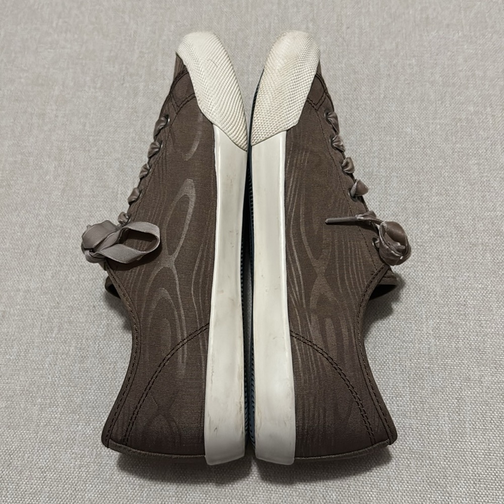 SeaVees Monterey Sneaker-Sz 9-Brown-Velvet Ribbon Style Laces-EUC - Picture 11 of 14